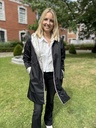VESTE DE PLUIE MI-SAISON RÉVERSIBLE LONGUE - NOIR