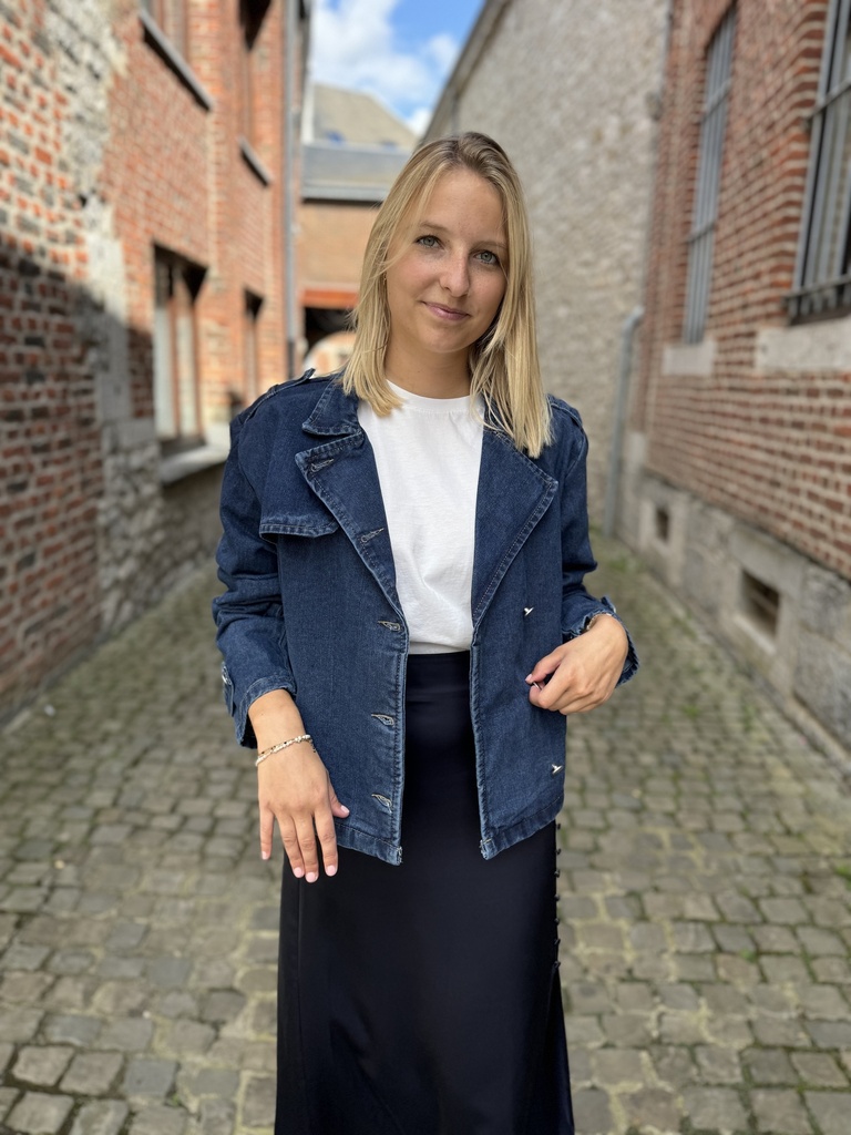 VESTE EN JEANS GWEN - BLEU