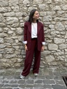 PANTALON COLETTE - BORDEAUX