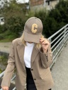 CASQUETTE CAROLINE - MARRON