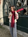 ÉCHARPE JOCA - BORDEAUX