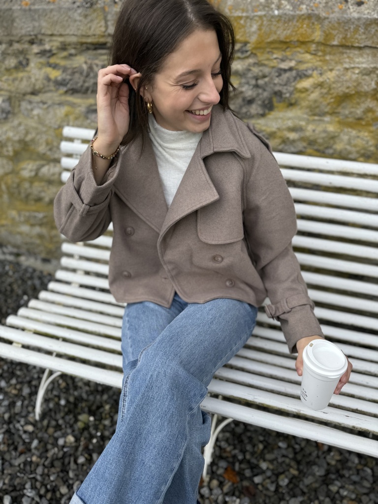VESTE SALOMÉ - TAUPE