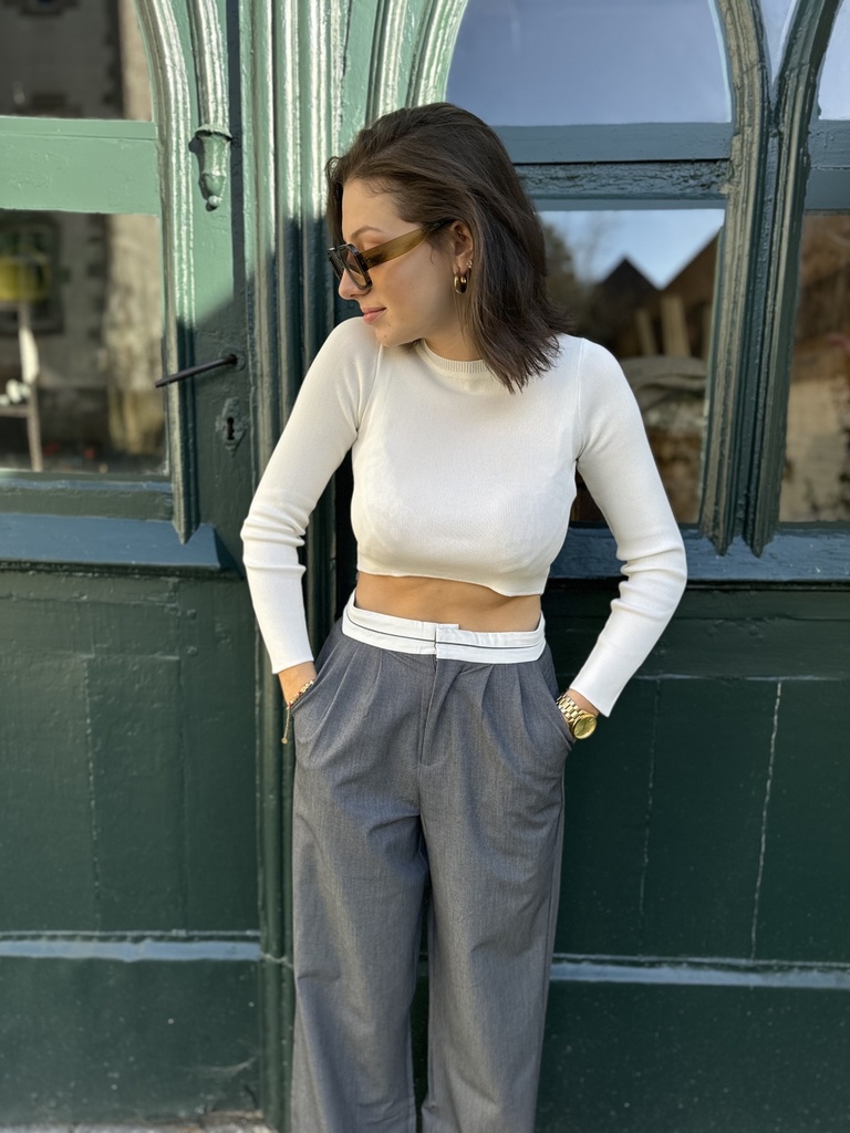 PULL KATE - BLANC