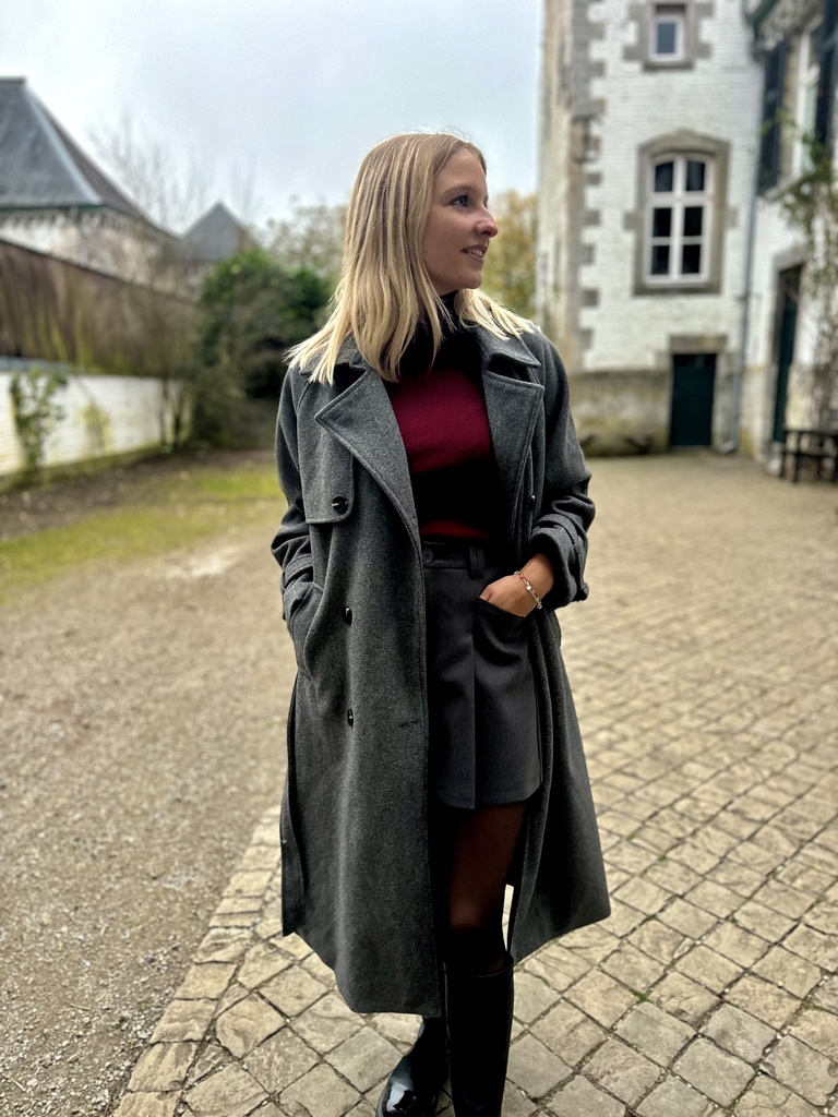 MANTEAU MARIELLE - GRIS