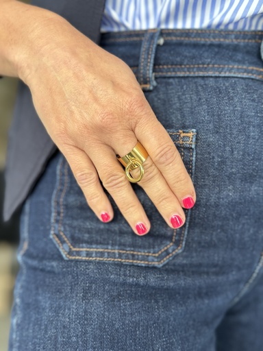 BAGUE ZOÉ - DORÉ