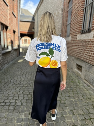T-SHIRT LEMON - BLANC