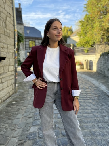 BLAZER LOUISE - BORDEAUX
