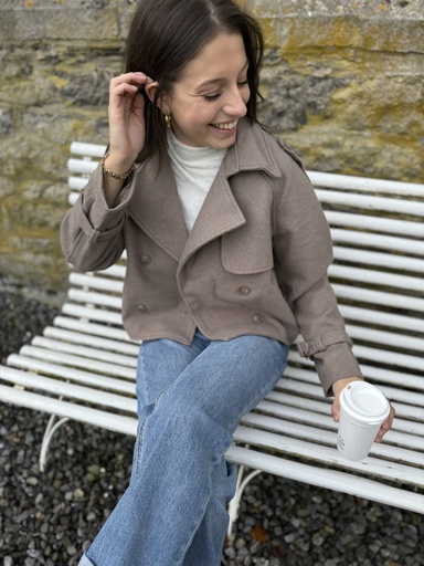 VESTE SALOMÉ - TAUPE
