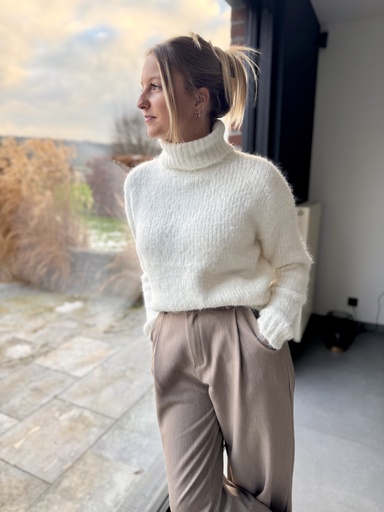 PULL MANOLA - BLANC