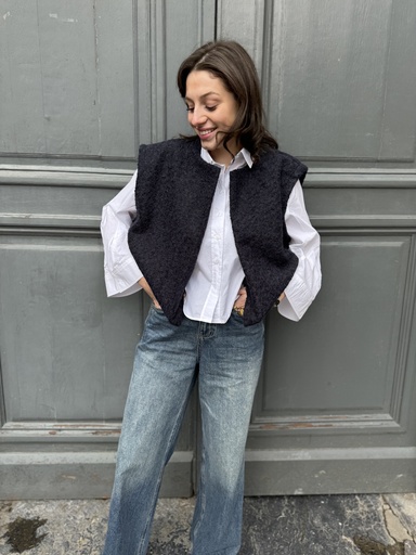 GILET ÉLÉONORE - BLEU MARINE