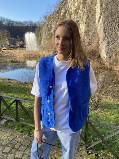 VESTE GINA - BLEU