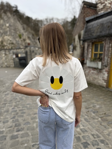 T-SHIRT BLOOM - BLANC