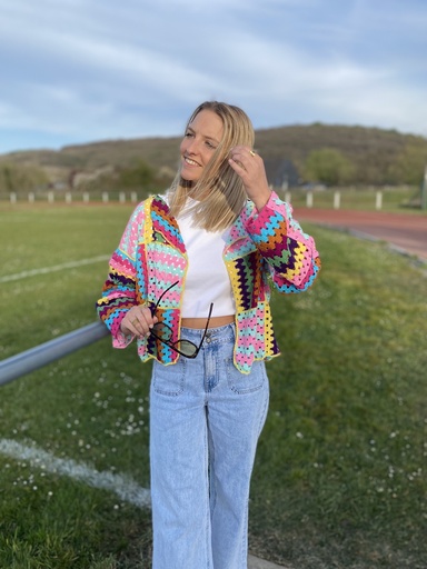 GILET TRESSY EN CROCHET