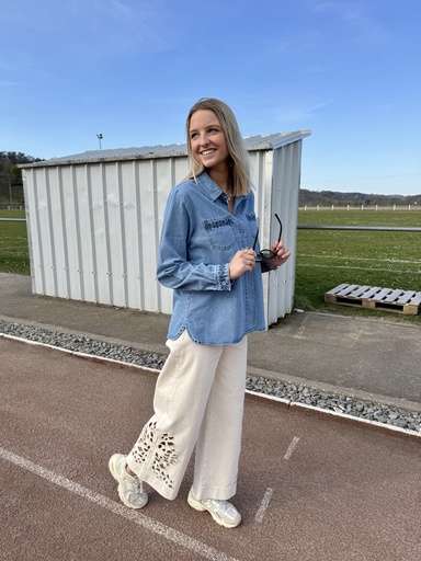 CHEMISE ELLA - BLEU