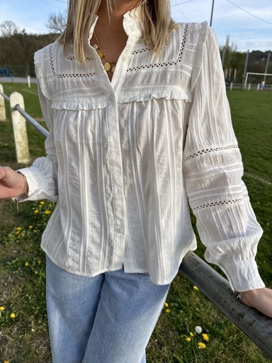 BLOUSE ANGELO - BLANC