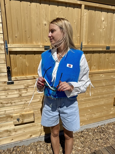 GILET HILONA - BLEU