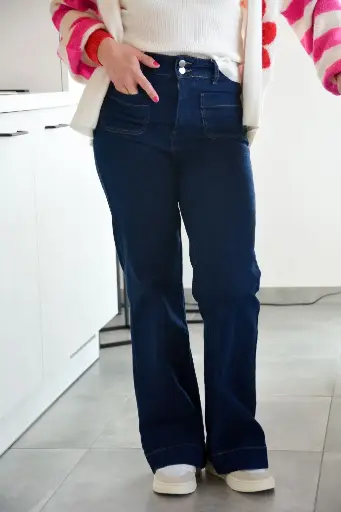 JEANS ANGELE - BLEU