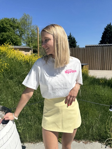 JUPE-SHORT AYA - JAUNE