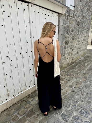 ROBE PERLA - NOIR