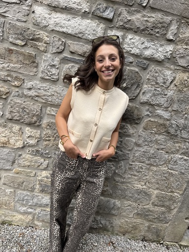 GILET LUMINA - ÉCRU