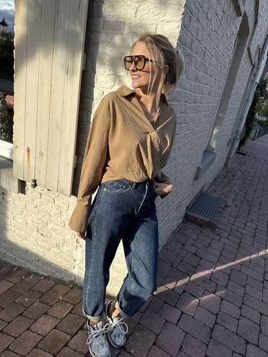 BLOUSE CÔME  - CAMEL