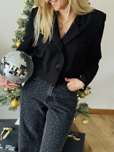 BLAZER CROPPED - NOIR