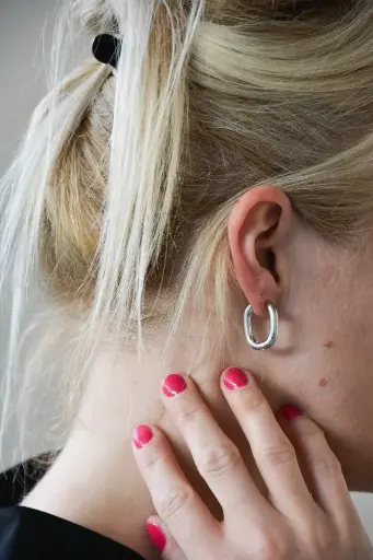 BOUCLES D'OREILLES EUGÉ - ARGENTÉ